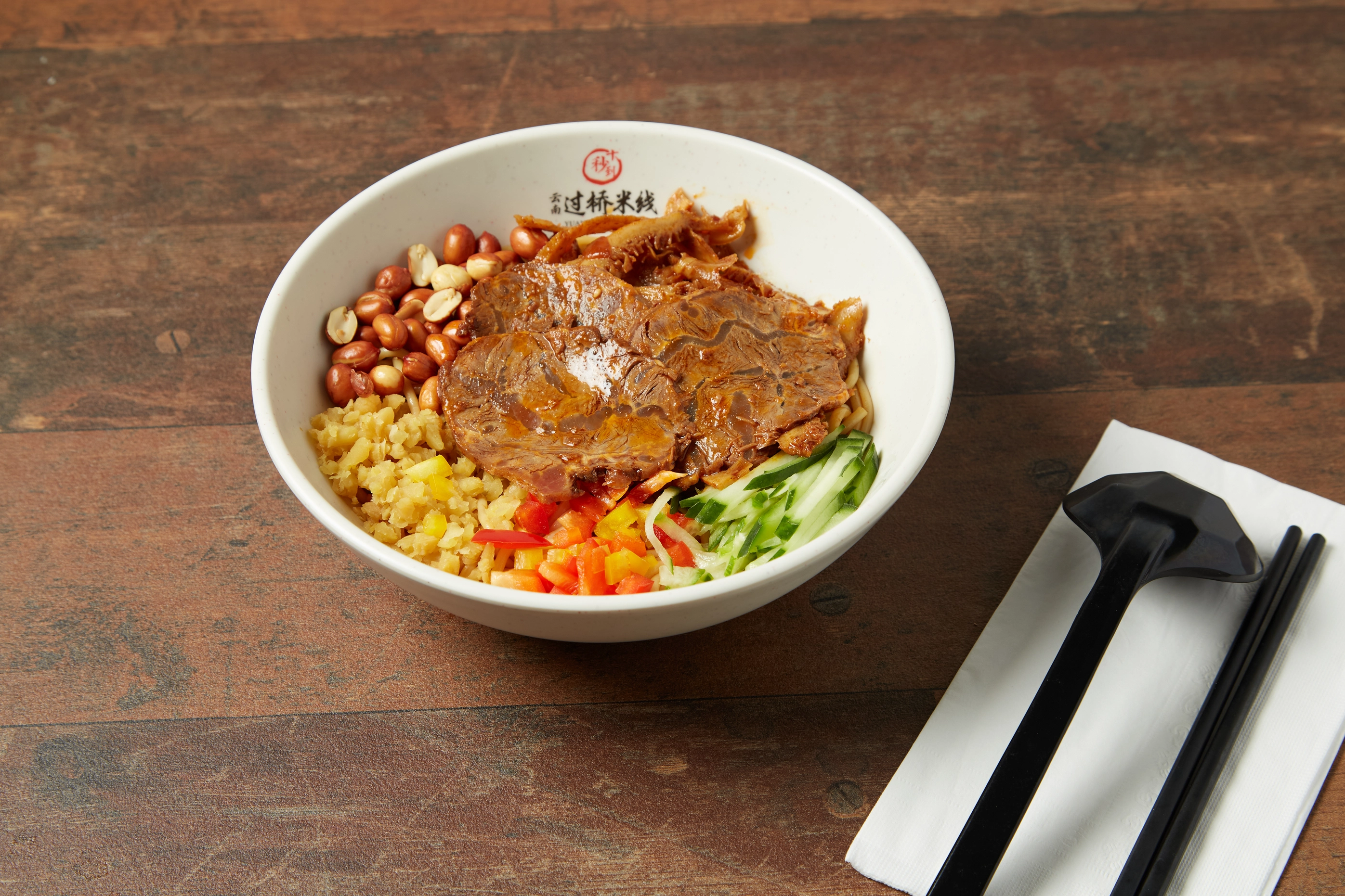 House special hot pot spread with assorted sides